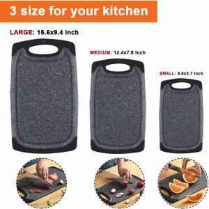 kimiup kitchen cutting board set of 3 review