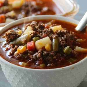 30 minute hamburger soup recipe ultimate comfort food 1
