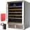 TRUVOY 34″ 52 Bottles Wine Cooler Cellar Refrigerator – Built-in Wine Cabinet Recessed or Freestanding Cooling Fridge Rack, Reversible Low UV Glass Door, Touch Thermostat Control with LED Display, Lock – 150L Storage Cooler with Wine Accessories Included