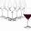 Red Wine Glasses Set of 6, 13.5 oz, Modern Elegant, True Czech Lead-free Durable Crystal Wine Glass