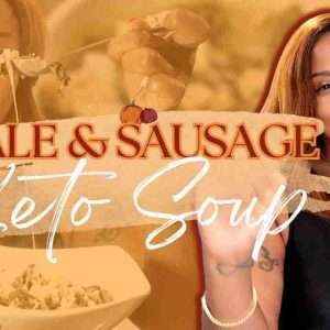 delicious keto sausage kale soup recipe watch me cook cookingwithcrissy 1