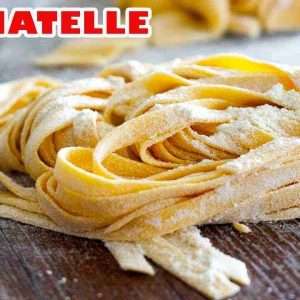 homemade tagliatelle how to make tagliatelle pasta from scratch WX8vNXBoe8s