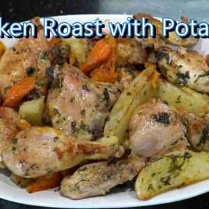 italian grandma makes chicken roast with potatoes hpy7qmCB7Tk