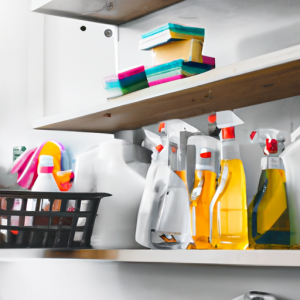 how to store cleaning supplies in the kitchen safely 3