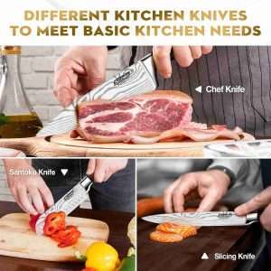 scole chef knife ultra sharp kitchen knife set 7 piece review