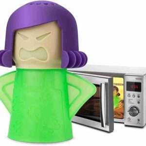 topist angry mama microwave cleaner angry mom microwave oven steam cleaner and disinfects with vinegar and water for kit 4