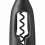 Brabantia Tasty+ Wine Bottle Opener Corkscrew (Dark Gray) Easy To Use, Safe Enclosed Spiral, Extra Large Turning Handle