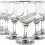 Vikko 5.5-Oz SMALL Wine Glasses: Beautiful Round Dessert Wine Glasses – Set of Wine Glasses – Durable Stemmed Wine Glasses – Dishwasher Safe Thick Wine Glasses – White Wine Glasses Set of 6