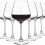 YANGNAY Wine Glasses (Set of 6, 20 Oz), Large Clear Burgundy Wine Glasses for Red Wine, Smooth Rim, Dishwasher Safe