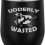 12 oz Double Wall Vacuum Insulated Stainless Steel Stemless Wine Tumbler Glass Coffee Travel Mug With Lid Udderly Wasted Cow Funny (Black)