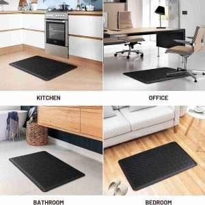 happytrends kitchen floor mat cushioned anti fatigue kitchen rug173x28thick waterproof non slip kitchen mats and rugs he