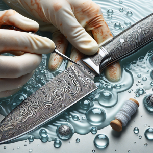 how should i clean and care for a damascus steel knife
