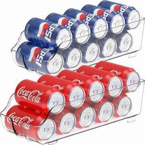 simplehouseware soda can organizer for pantryrefrigerator clear set of 2 review
