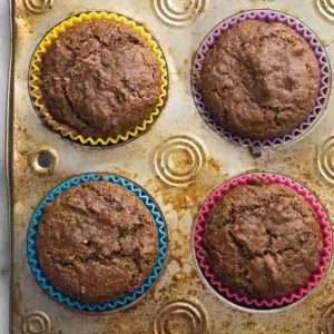 Baking small batch gingerbread cupcakes
