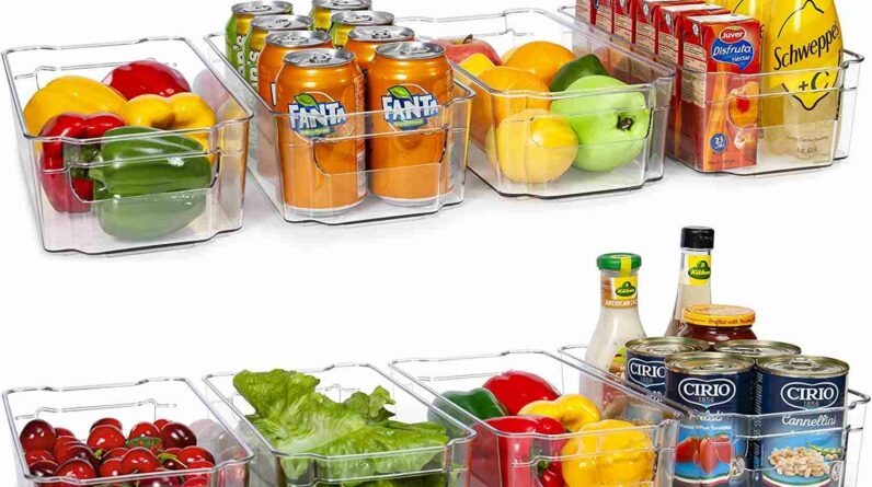 hoojo refrigerator organizer bins review