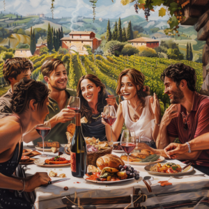 seven italian people wine and food 3
