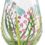 Enesco 6000226 Lolita Stemless Wine Glass Dragonfly, Artisan-Blown Glass with Hand-Painted Design, Multicolor