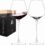 Crystal Burgundy Red Wine Glasses Set of 2 – 23 Ounce -Hand Blown Italian Style -Long Stem Large Lead-Free Clear Crystal Wine Glass – Gift Box -Perfect present for any Occasion,Gift for Men,Women