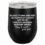 12 oz Double Wall Vacuum Insulated Stainless Steel Stemless Wine Tumbler Glass Coffee Travel Mug With Lid Blood Stains Are Red Funny True Crime (Black)