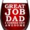 Great Job Dad Stemless Wine Glass for Father’s Day, 15 Oz Funny Wine Glass for Dad Father New Dad Papa Men Him