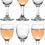 Valeways Shot Glasses, 3.5oz Mini Wine Glasses Set of 6, Cute Shot Glasses/Great for White and Red Wine/Wine Glass Clear/Tasting Glasses
