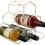 PENGKE Wine Rack Freestanding Wine Rack,6 Bottles Countertop Free-Stand Wine Storage Holder Protector for Red White Wine
