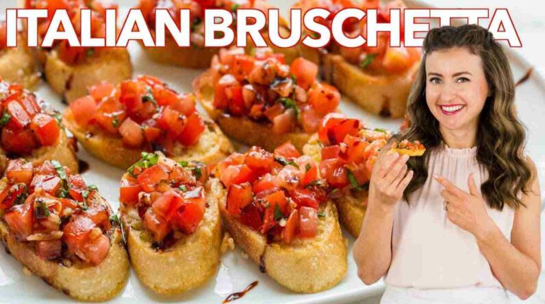 how to make italian bruschetta easy appetizer Q3xg35pcLyo