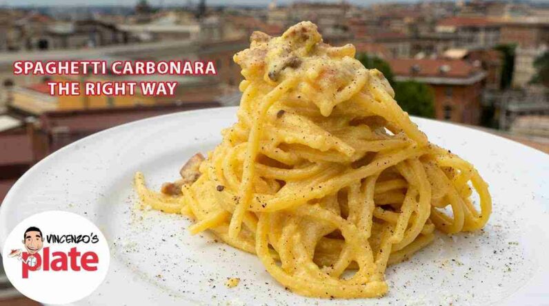 how to make spaghetti carbonara approved by romans AvO8UPbIH30