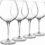 Luigi Bormioli Crescendo 22.25 Ounce, Bourgogne Wine Glasses, Set Of 4, Crystal SON-hyx Glass, Made In Italy.