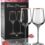 Phnx Phyr Hand Blown Crystal Rose Gold Wine Glasses set 2 – Stem wine glass set – Long Stem wine glasses – Red wine glasses set of 2 – Large white wine glass – Stemmed wine glasses – Gift packaging