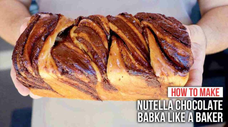 how to make nutella chocolate babka bread like a baker yM3QsF zS g