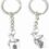 100 Items Metal Keychain Keyring Key Tags Chains Rings Jewelry Bag Charms V7AC5 Wine Ice Bucket