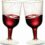 TENYASEN 30 Pack Elegant Plastic Wine Glasses for Parties, 6 Oz Gold Glitter Plastic Wine Glasses Disposable, Plastic Wine Cups for Wedding & Birthdays