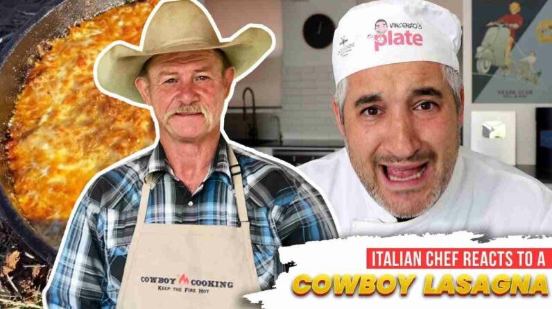 italian chef reacts to a cowboy lasagna ZrLo SwyWtY