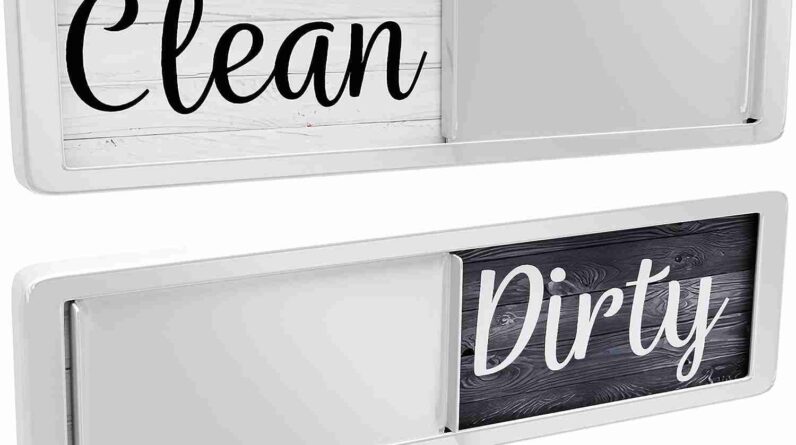 dishwasher magnet clean dirty sign review