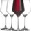 Modvera Premium Stemmed Wine Glass for White or Red Wines – Crystal Wine Glasses for Weddings Or Gift Ideas – Classic Modern Elegant Shape, Cut Sleek Rims Wine Glasses Set of 4 18 oz. Each