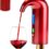 HEYPORK Electric Wine Aerator Decanter,Automatic Wine Dispenser ,Filter Aeration Pourer Spout for bottle,Red and White Wine Accessories for Wine Enthusiast,With Vacuum wine stopper (Lucky Red)