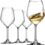 Bormioli Rocco 14.75 oz White Wine Glasses (Set Of 4): Crystal Clear Star Glass, Laser Cut Rim For Wine Tasting, Elegant Party Drinking Glassware, Restaurant Quality