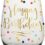 Slant Collections Colorful Polka Dots with Gold Writing Birthday Glass Stemless Wine Glass, 20-Ouncess, Happy Birthday