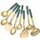 FANCUNF Stainless Steel Kitchen Tools Cooking Set Spatula Shovel Soup Spoon Kitchen Accessories Baking Tools (Color : D, Size : 8 pieces)