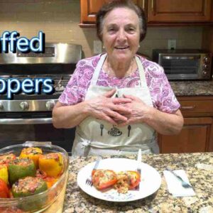 italian grandma makes stuffed peppers fcxmhc2W7xY