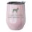 Stemless Wine Tumbler Coffee Travel Mug Glass With Lid Gift I Just Freaking Love Boston Terriers Funny (Pink Glitter)