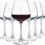 YANGNAY Wine Glasses (Set of 6, 20 Oz), Large Clear Burgundy Wine Glasses for Red Wine, Smooth Rim, Dishwasher Safe