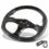 NRG Innovations ST-013CFCF 350mm Carbon Fiber Spoke+Leather Steering Wheel + LED Keychain Flashlight