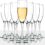 Classic Champagne Flutes, Set of 12, 6 Oz Premium Stemmed Champagne Glasses, Sparkling Wine Glass, Crystal Clear