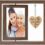 Gifts for Grandma from Grandkids Granddaughter Grandson, Best Grandma Ever Gifts Grandma Picture Frames With Warm Heart Pendant, Mothers Day Nana Grandma Birthday Gifts Rotating Picture Frames 4×6