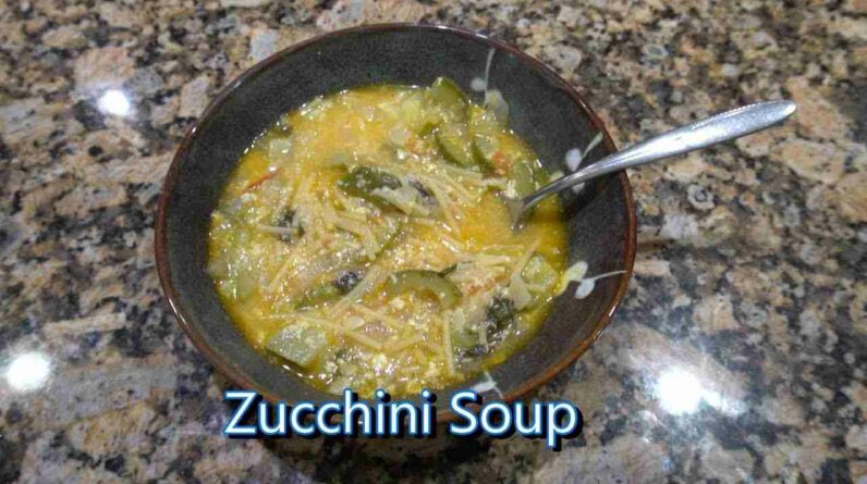 italian grandma makes zucchini soup PNorwSkhUKw