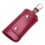 OrBheS New Leather Key Wallets Women Hasp Keychain Covers Hasp Key Case Bag Men Key Holder Housekeeper Keys Organizer Rivets (Size : Wine red)