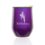 Stemless Wine Tumbler Coffee Travel Mug Glass with Lid Drinkerbell Drinking Fairy Funny (Royal Purple)