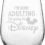 Engraved Stemless Wine Glass | Disney-Inspired